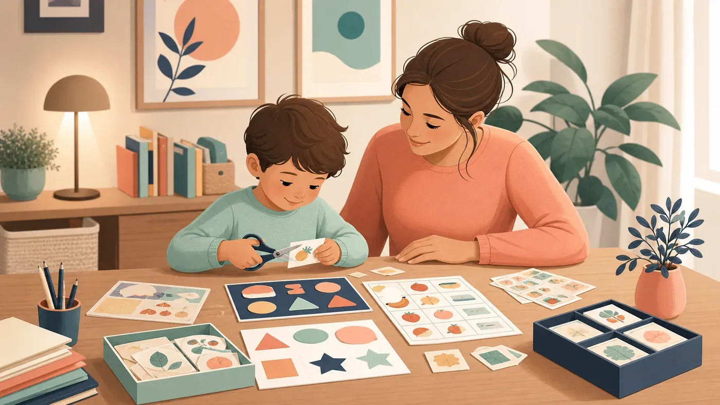 Les imprimables éducatifs pour enfants aident à réviser